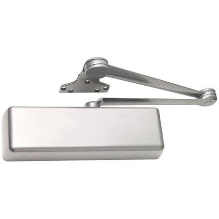 Grade 1 Surface Door Closer, Extra Duty Arm, 62G Shoe, Push Side Mounting, 180 Degree Swing, Adjusta